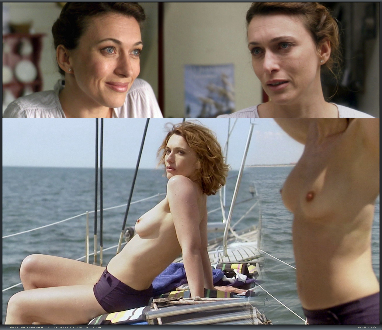 Natacha lindinger nude - 🧡 Natacha Lindinger topless on a yacht in Le Repe...